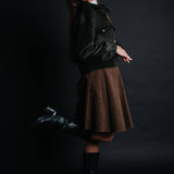 The "Borsa" Corduroy Skirt - Light Brown