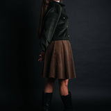 The "Borsa" Corduroy Skirt - Light Brown
