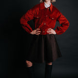 The "Sibiel" Corduroy Jacket - Red