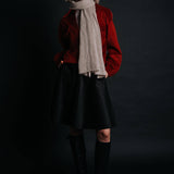 The "Borsa" Corduroy Skirt - Black