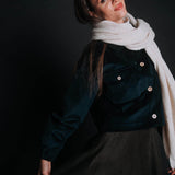 The "Borsa" Corduroy Skirt - Olive