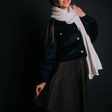 The "Borsa" Corduroy Skirt - Olive