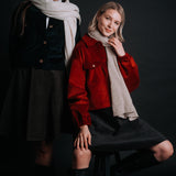 The “Ovidiu” 100% Wool Shawl – Beige