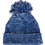 The Hemp Wool Bobble Beanie - Blue