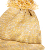 The Hemp Wool Bobble Beanie - Yellow