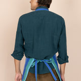 The Cotton Kitchen Aprons - Blue & Green