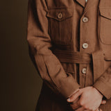 The Safari 100% Hemp Jacket - Brown