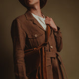 The Safari 100% Hemp Jacket - Brown