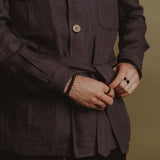 The Safari 100% Hemp Jacket - Charcoal