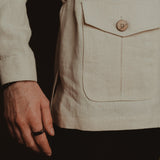 The Safari 100% Hemp Jacket - Beige