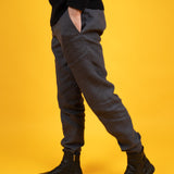 Dacian Hemp Trousers - Charcoal Grey