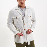 The Safari 100% Hemp Jacket - Off White