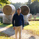 The Monor Wool Jumper - Indigo