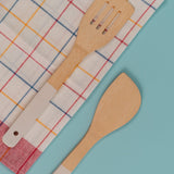 The GALAX 100% Linen Kitchen Towel - Red