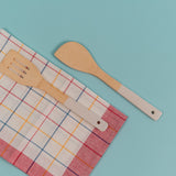 The GALAX 100% Linen Kitchen Towel - Red