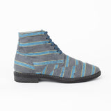 Die Siret 100 % Hanfstiefel – Stripped Blue