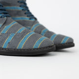 The Siret 100% Hemp Boots - Stripped Blue