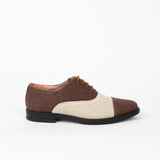 The Danube 100% Hemp Shoes - Beige & Brown