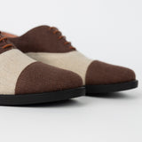The Danube 100% Hemp Shoes - Beige & Brown