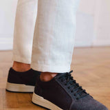 The Bega Waterproof Hemp Sneakers - Charcoal