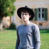 Viscri Cashmere-Cotton Sweatshirt - Grigio