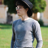 Viscri Cashmere-Cotton Sweatshirt - Grigio