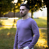 Viscri Linen-Cotton Sweatshirt - Lavanda