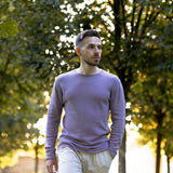 Viscri Linen-Cotton Sweatshirt - Lavanda