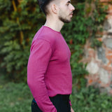 Viscri Linen-Cotton Sweatshirt - Plum