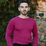 Viscri Linen-Cotton Sweatshirt - Plum