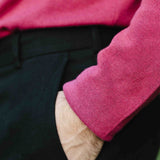 Viscri Linen-Cotton Sweatshirt - Plum