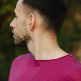 Viscri Linen-Cotton Sweatshirt - Plum