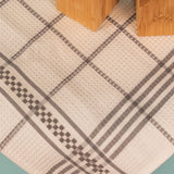 The AIDA 100% Cotton Kitchen Towel - Black & White