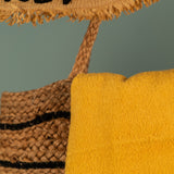 The Teora Linen Bathroom Towels - Yellow